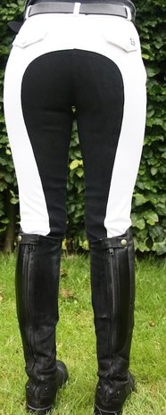 Dokihorse rijbroek deluxe wit